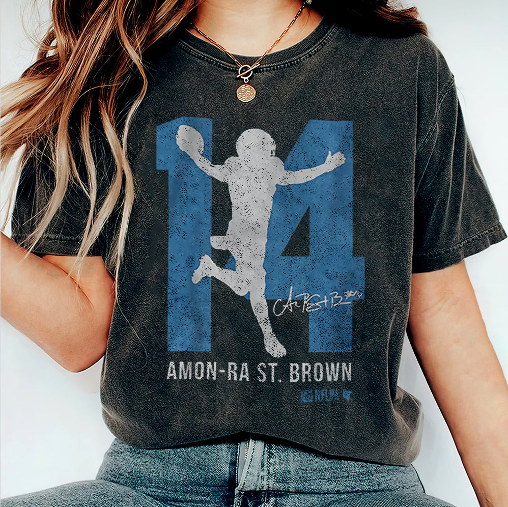 Amon-ra St Brown Action Number Silo Shirt