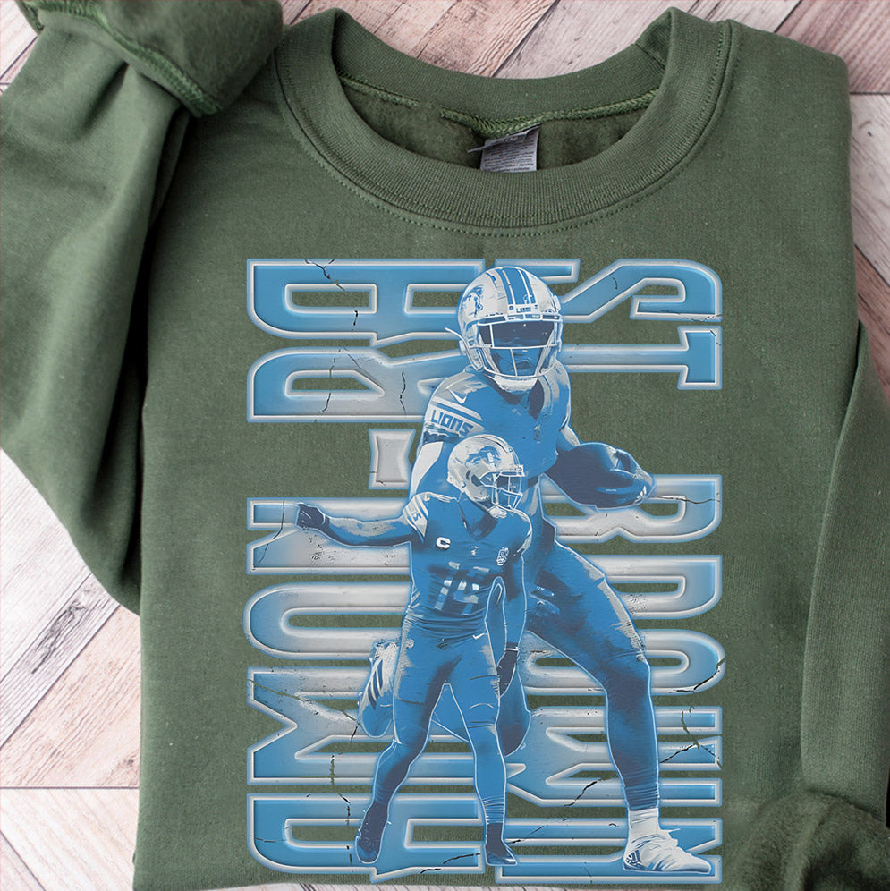 Amon-Ra St. Brown Graphic T-Shirt, Perfect Gift for Lions Fans, Detroit Football