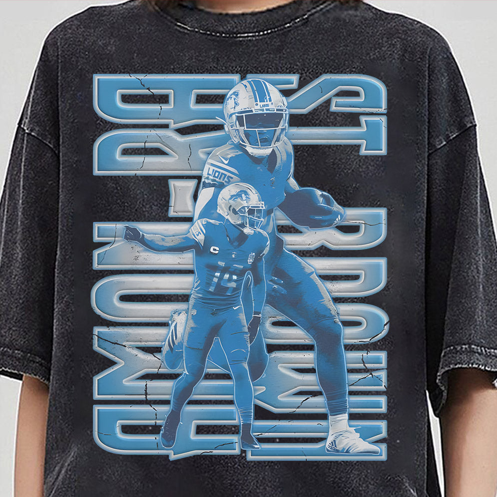 Amon-Ra St. Brown Graphic T-Shirt, Perfect Gift for Lions Fans, Detroit Football