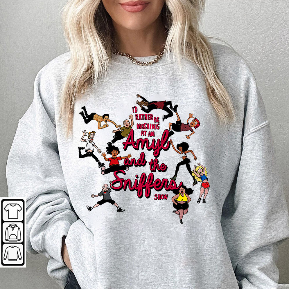 Amyl And The Sniffers Mosh Pit Shirt, Sweatshirt, Hoodie And TankTop