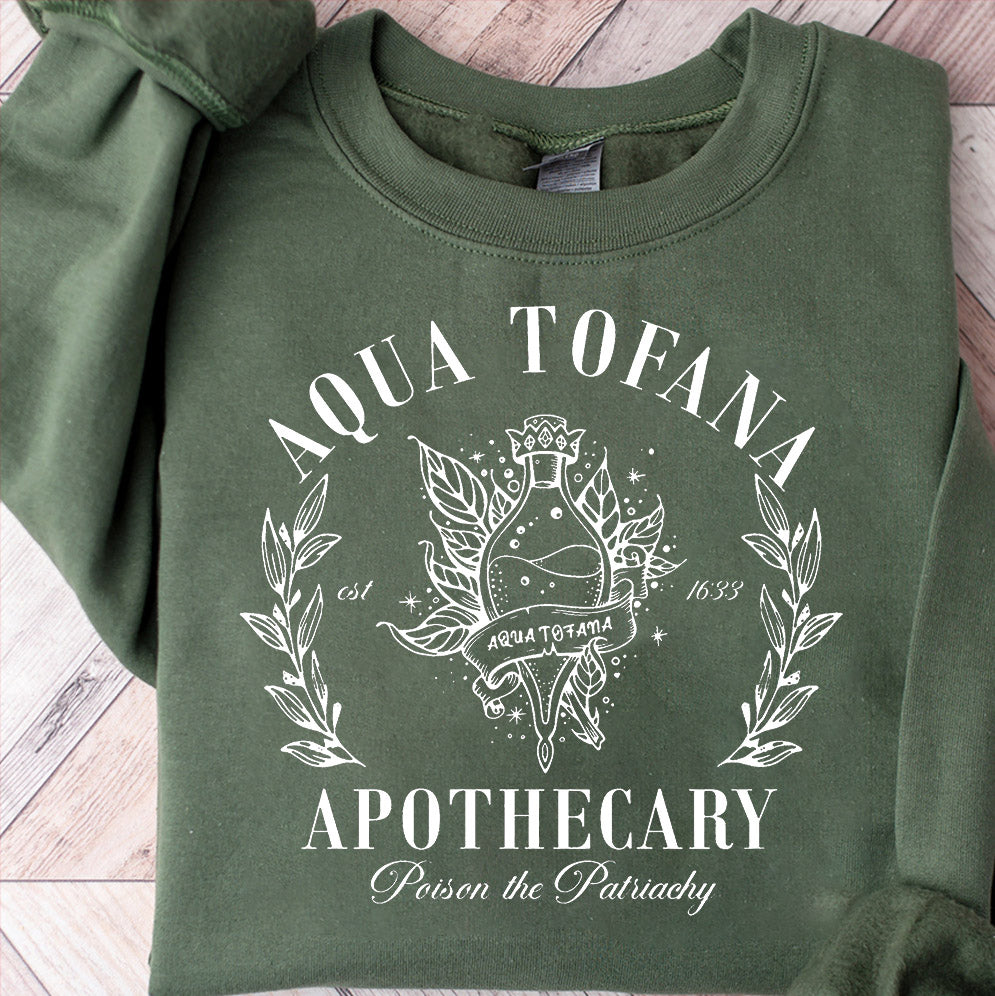 Aqua Tofana Apothecary Shirt, Poison The Patriarchy Shirt, Funny Feminist Shirt, Women Rights Shirt, Pro Choice Shirt, Aqua Tofana Shirt