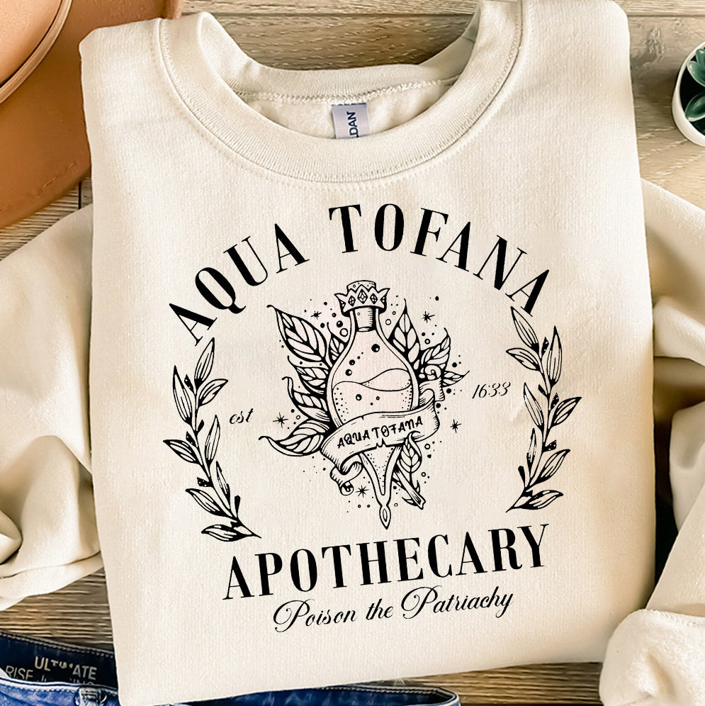 Aqua Tofana Apothecary Shirt, Poison The Patriarchy Shirt, Funny Feminist Shirt, Women Rights Shirt, Pro Choice Shirt, Aqua Tofana Shirt