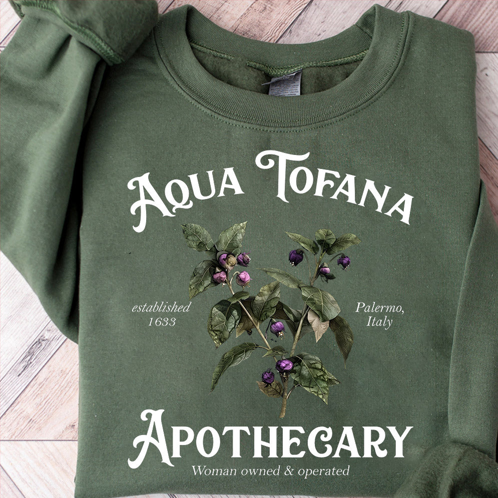 Aqua Tofana Apothecary Sweatshirt, My Body My Choice Shirt, Womens Rights Tee, Witchy Feminist Shirt, Reproductive Rights Shirt