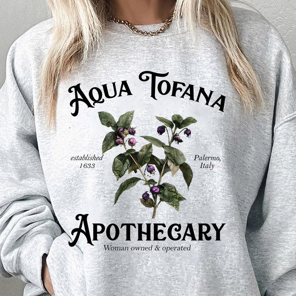 Aqua Tofana Apothecary Sweatshirt, My Body My Choice Shirt, Womens Rights Tee, Witchy Feminist Shirt, Reproductive Rights Shirt