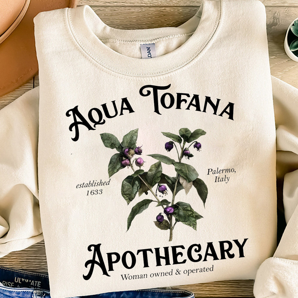 Aqua Tofana Apothecary Sweatshirt, My Body My Choice Shirt, Womens Rights Tee, Witchy Feminist Shirt, Reproductive Rights Shirt