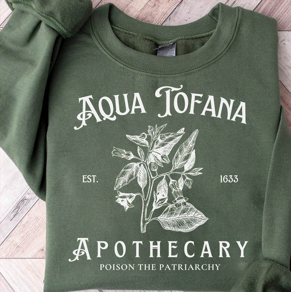 Aqua Tofana Shirt, Aqua Tofana Apothecary Shirt, Poison The Patriarchy Shirt, Funny Feminist Shirt, Womens Rights Shirt, Pro Choice Shirt