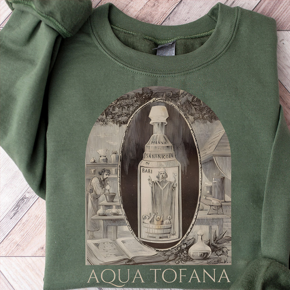 Aqua Tofana Shirt, Female Rage, Angry Feminist Gift, Women's Reproductive Rights, Poison The Patriarchy