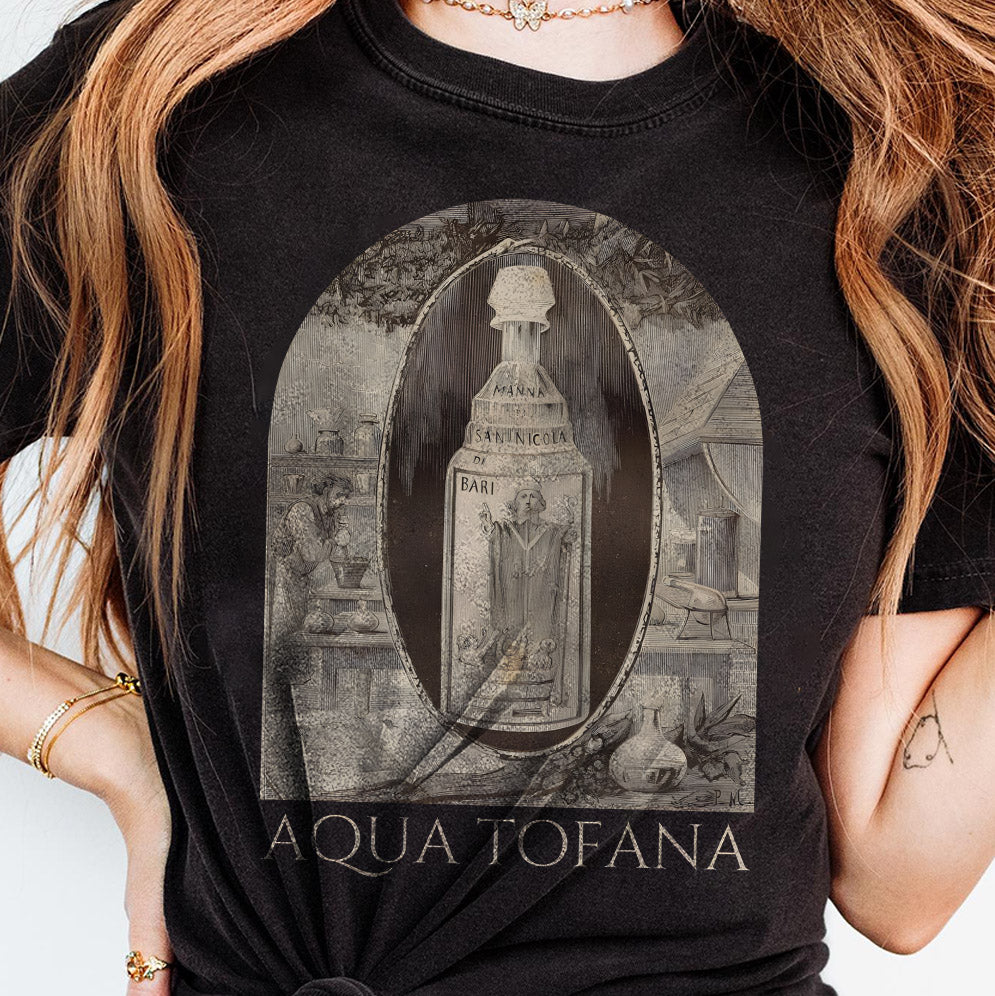 Aqua Tofana Shirt, Female Rage, Angry Feminist Gift, Women's Reproductive Rights, Poison The Patriarchy