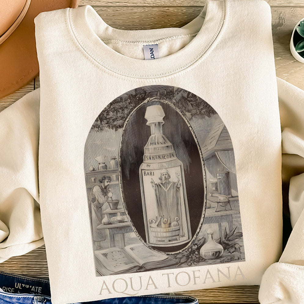 Aqua Tofana Shirt, Female Rage, Angry Feminist Gift, Women's Reproductive Rights, Poison The Patriarchy