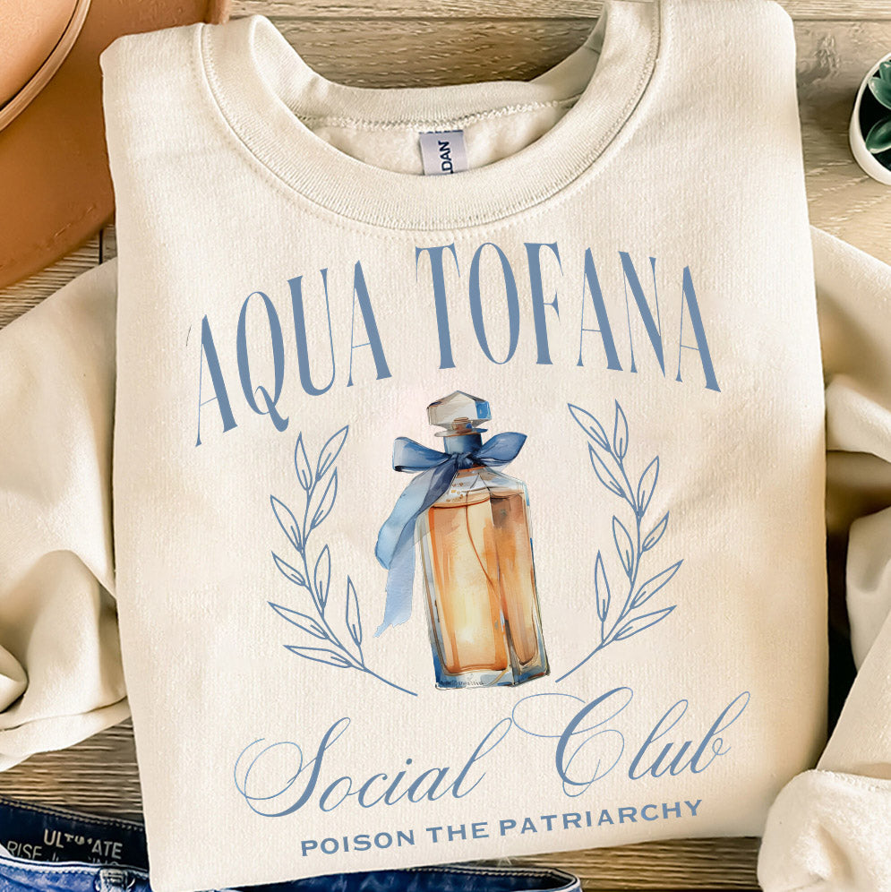 Aqua Tofana Social Club Shirt, Female Rage, Angry Feminist Gift, Women's Reproductive Rights, Poison Patriarchy