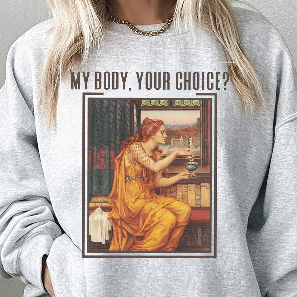 Aqua Tofana Sweatshirt,  Giulia Tofana Apothecary Shirt, Funny Feminist Pro Choice Tee, My Body My Choice