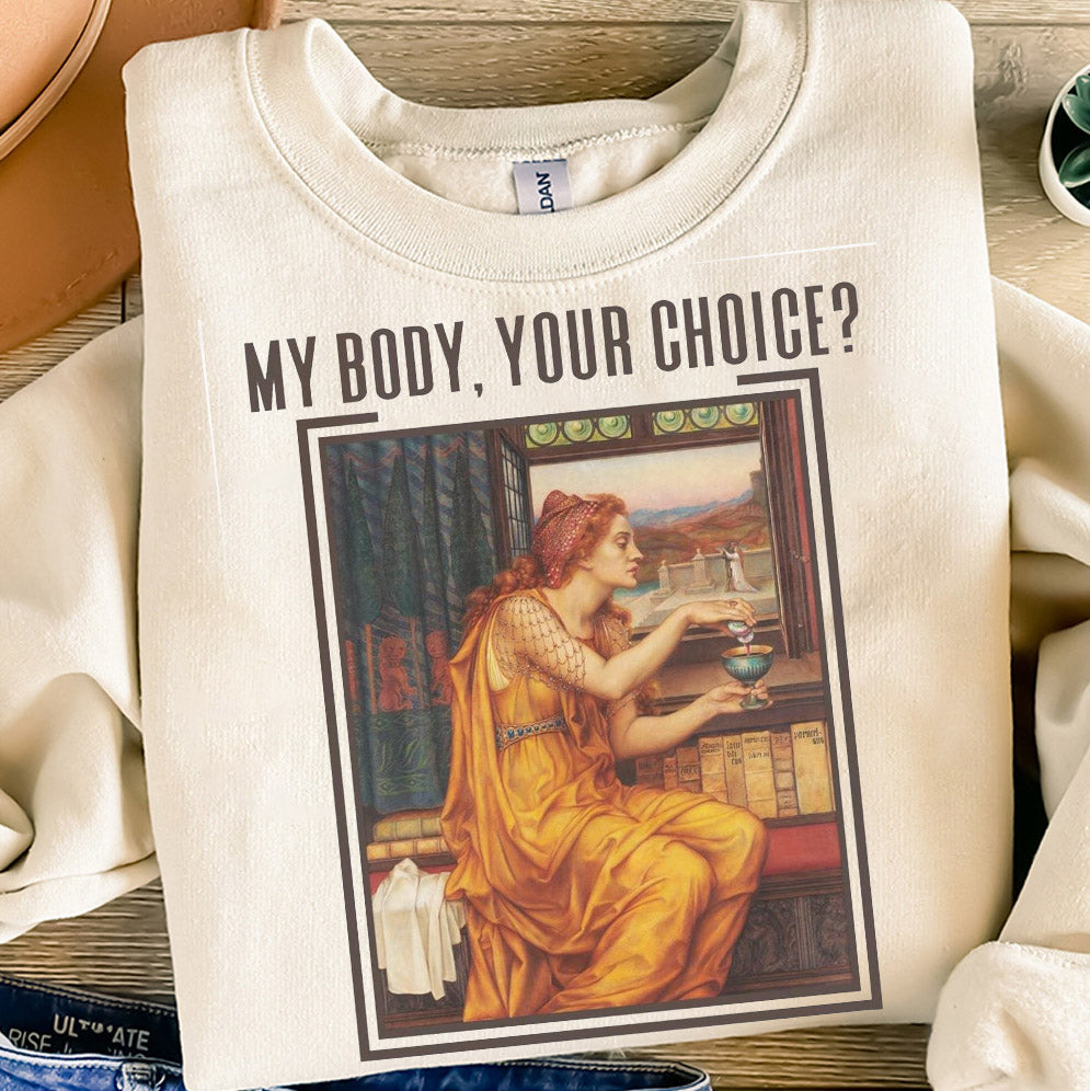 Aqua Tofana Sweatshirt,  Giulia Tofana Apothecary Shirt, Funny Feminist Pro Choice Tee, My Body My Choice