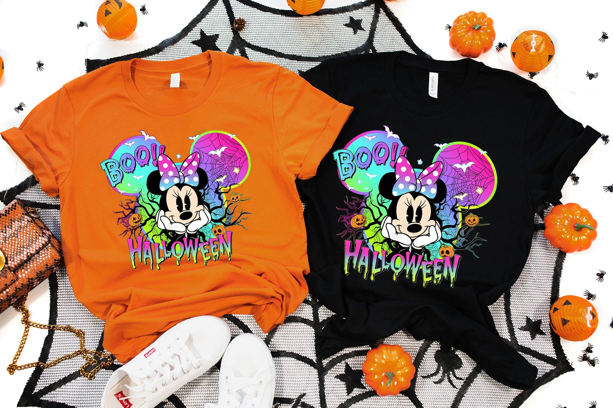 Mouse And Friend Halloween 2024 Shirt Bundle, Not So Scary Halloween Shirt, Family Halloween Shirts Shirt DH2407 26