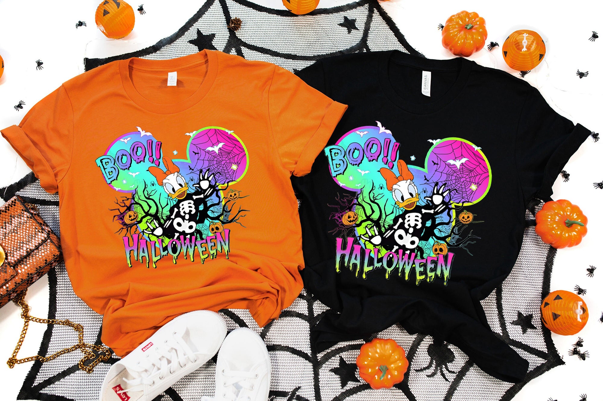 Mouse And Friend Halloween 2024 Shirt Bundle, Not So Scary Halloween Shirt, Family Halloween Shirts Shirt DH2407 29
