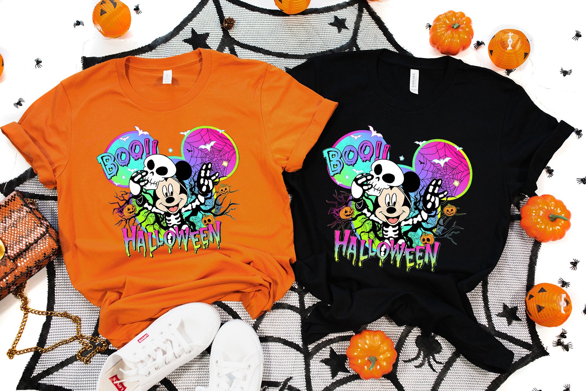 Mouse And Friend Halloween 2024 Shirt Bundle, Not So Scary Halloween Shirt, Family Halloween Shirts Shirt DH2407 30