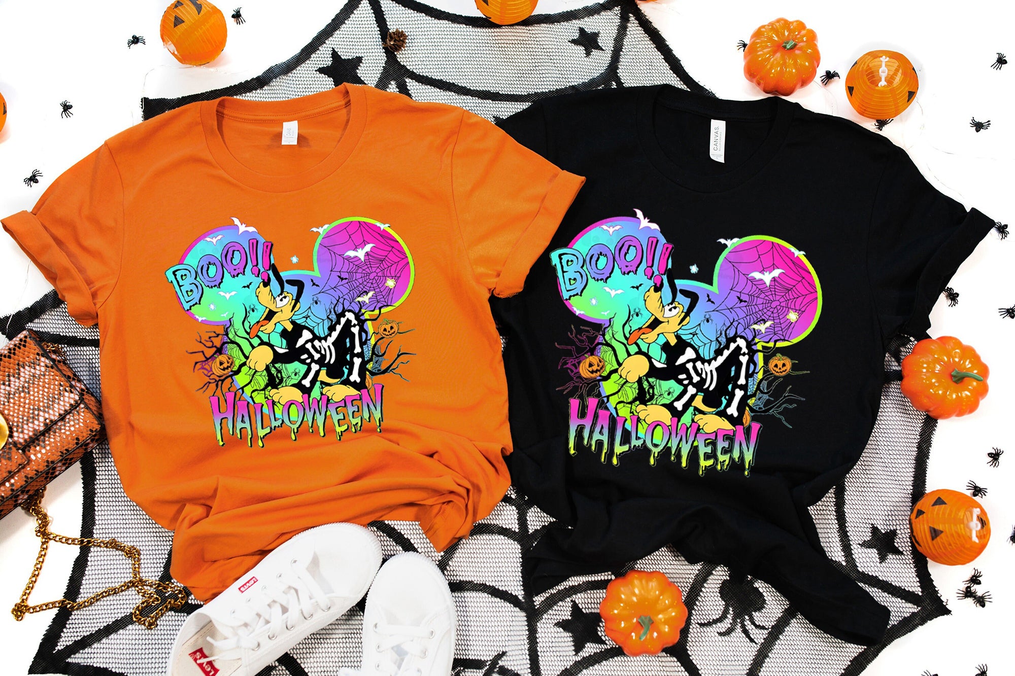 Mouse And Friend Halloween 2024 Shirt Bundle, Not So Scary Halloween Shirt, Family Halloween Shirts Shirt DH2407 31