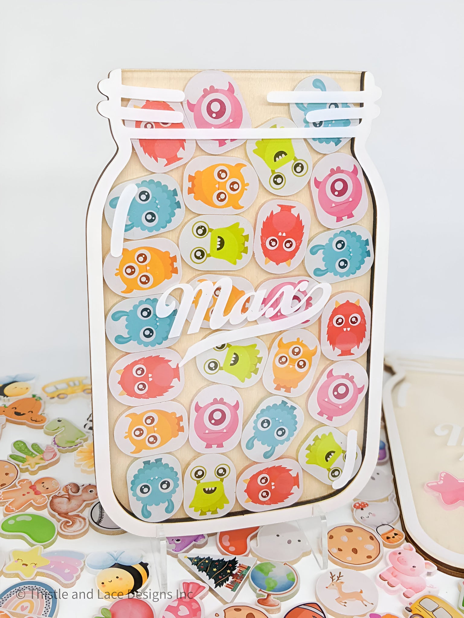 Monster themed reward jar tokens, personalized reward jars, reward system, reward tokens, back to school, gift for kids, class reward jar rejar