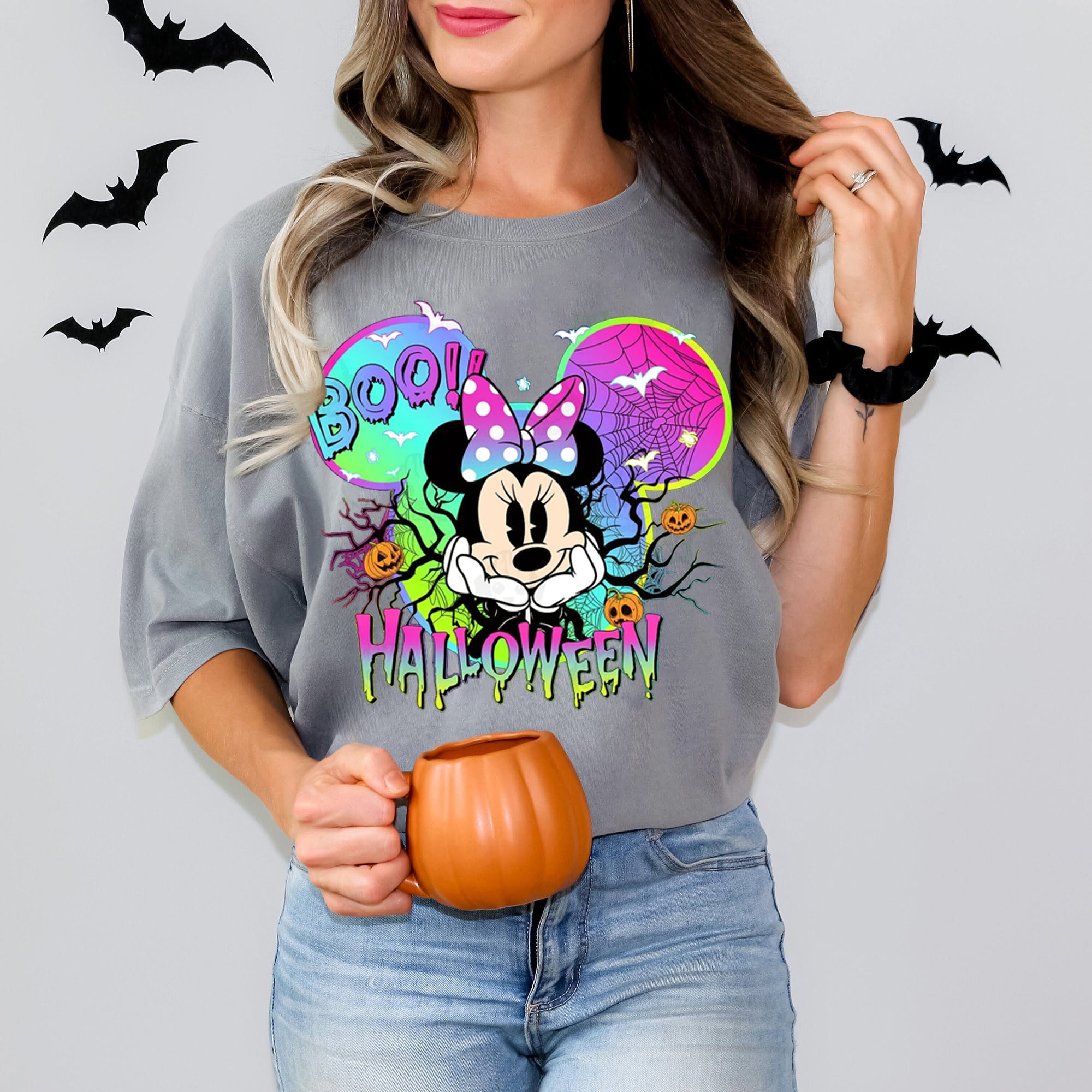 Mouse And Friend Halloween 2024 Shirt Bundle, Not So Scary Halloween Shirt, Family Halloween Shirts Shirt DH2407 26