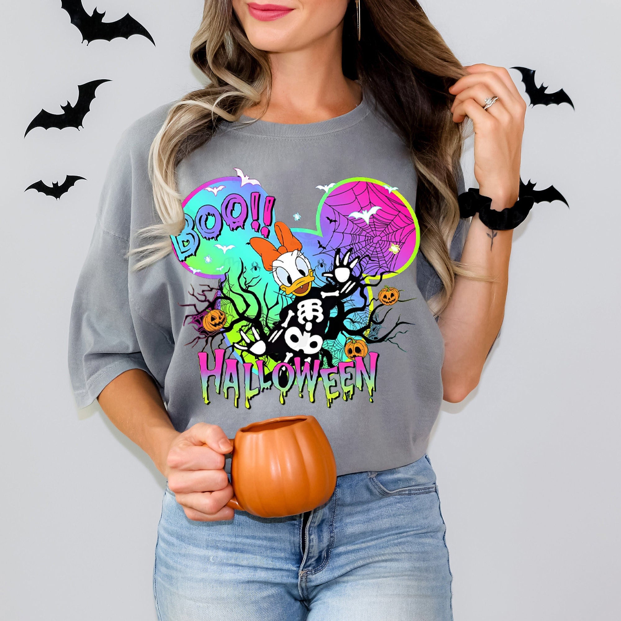Mouse And Friend Halloween 2024 Shirt Bundle, Not So Scary Halloween Shirt, Family Halloween Shirts Shirt DH2407 29