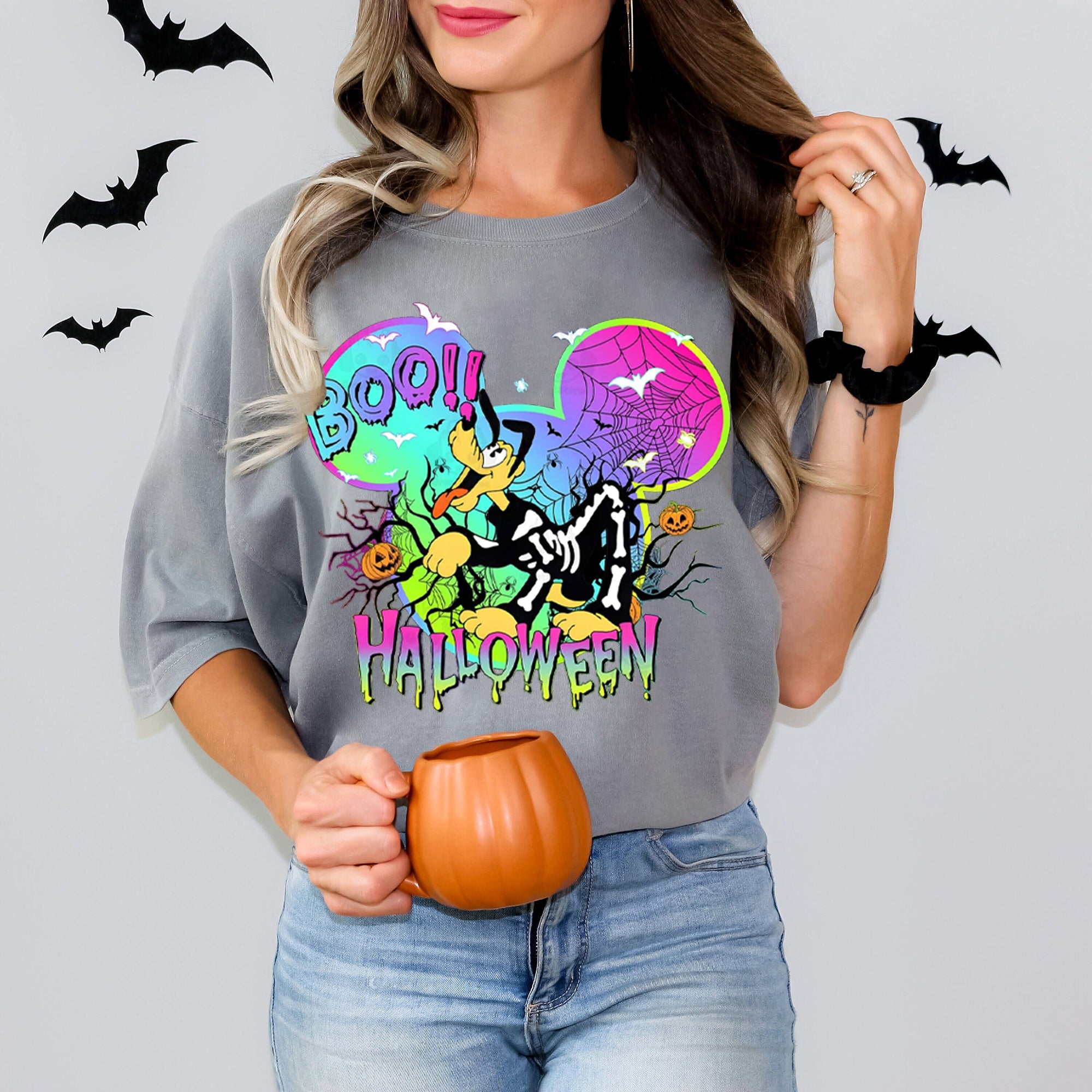 Mouse And Friend Halloween 2024 Shirt Bundle, Not So Scary Halloween Shirt, Family Halloween Shirts Shirt DH2407 31