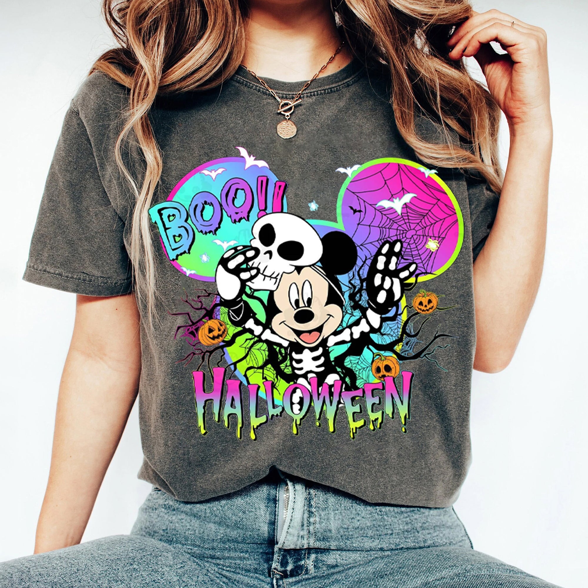 Mouse And Friend Halloween 2024 Shirt Bundle, Not So Scary Halloween Shirt, Family Halloween Shirts Shirt DH2407 30