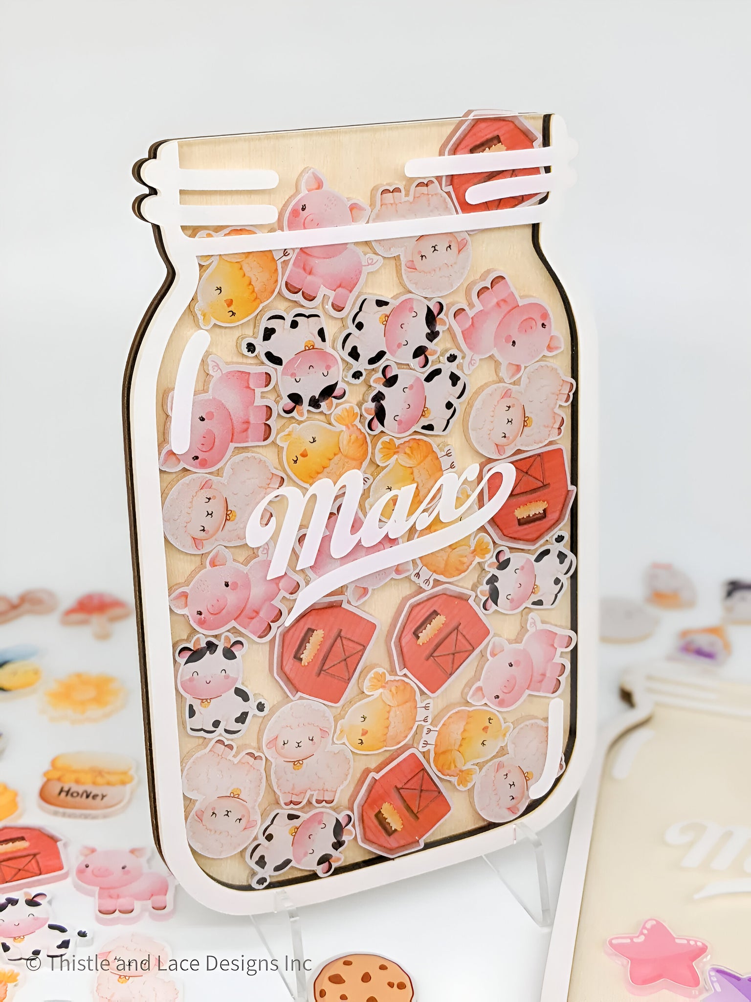 Farm animal themed reward jar tokens, personalized reward jar, reward system, reward tokens, back to school, gift for kids, class reward jar rejar