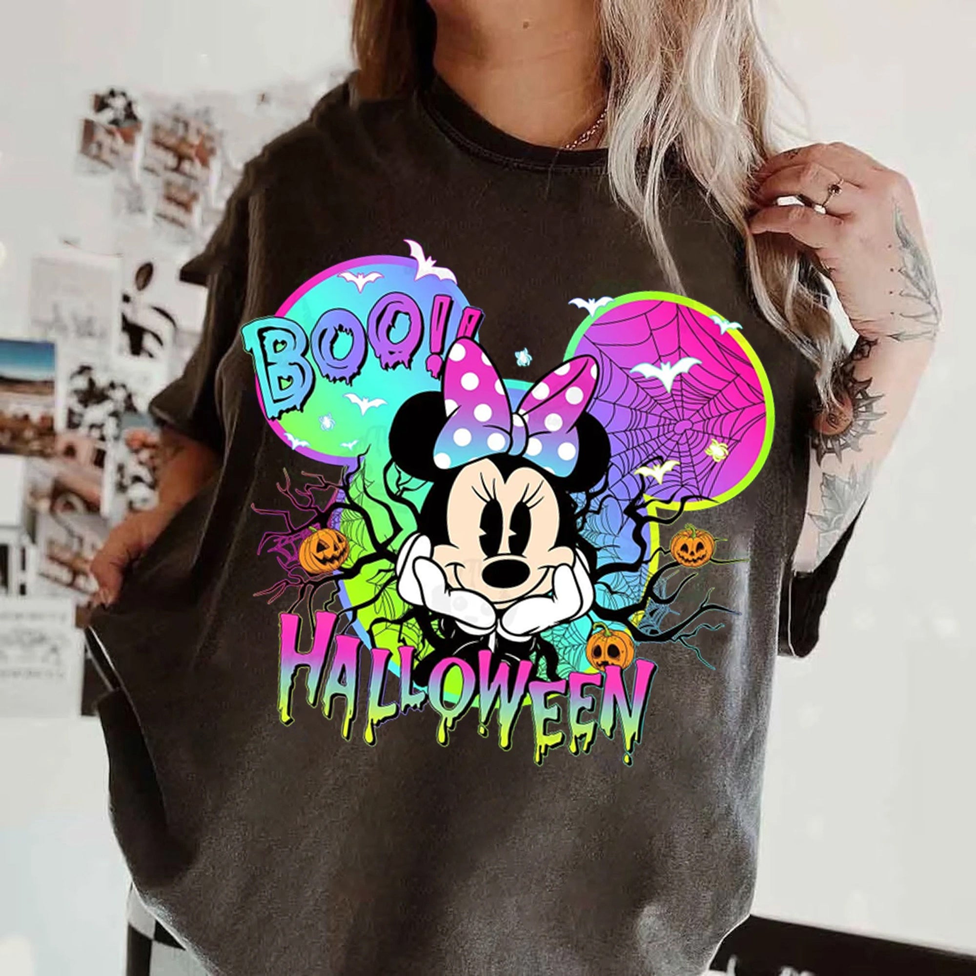 Mouse And Friend Halloween 2024 Shirt Bundle, Not So Scary Halloween Shirt, Family Halloween Shirts Shirt DH2407 26