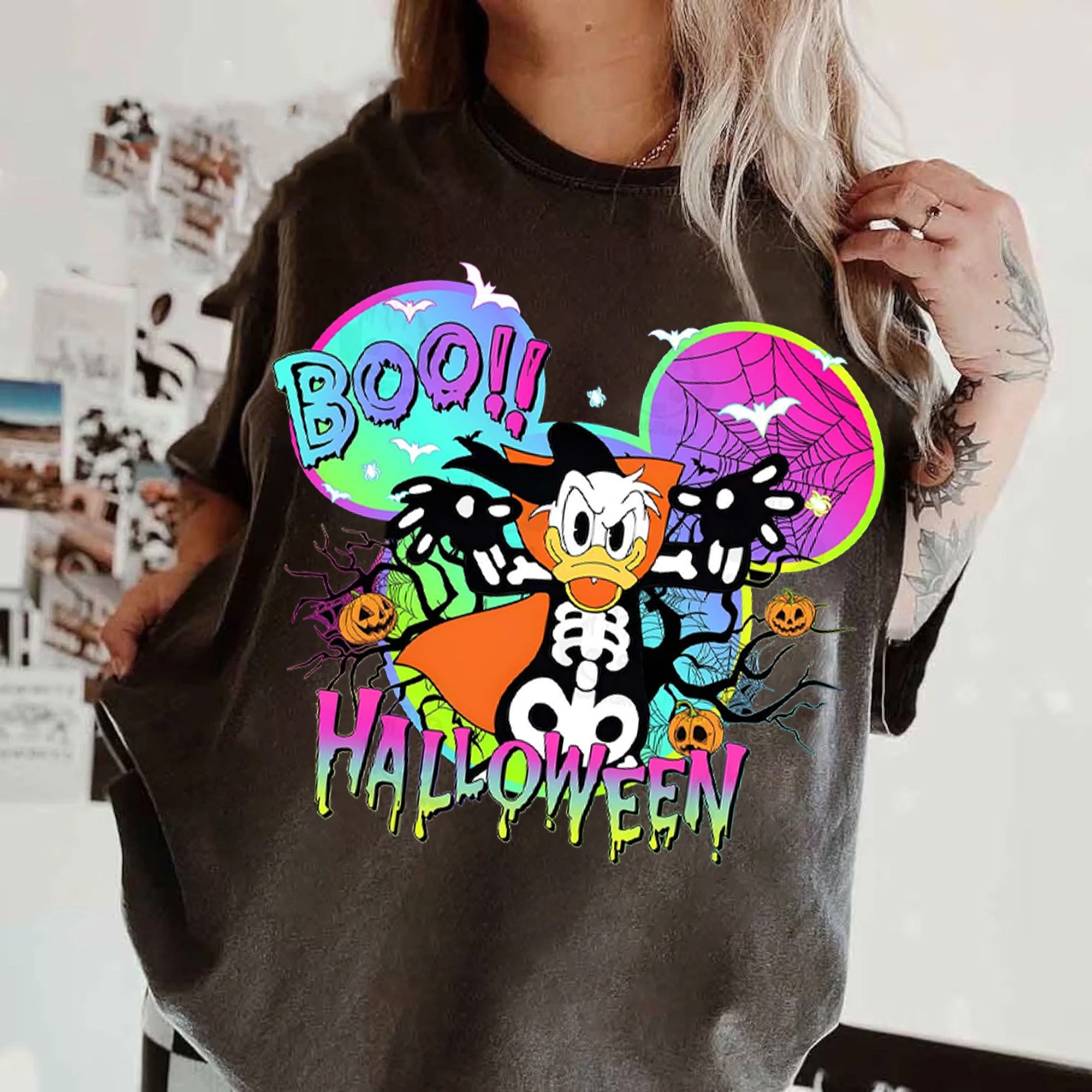 Mouse And Friend Halloween 2024 Shirt Bundle, Not So Scary Halloween Shirt, Family Halloween Shirts Shirt DH2407 28
