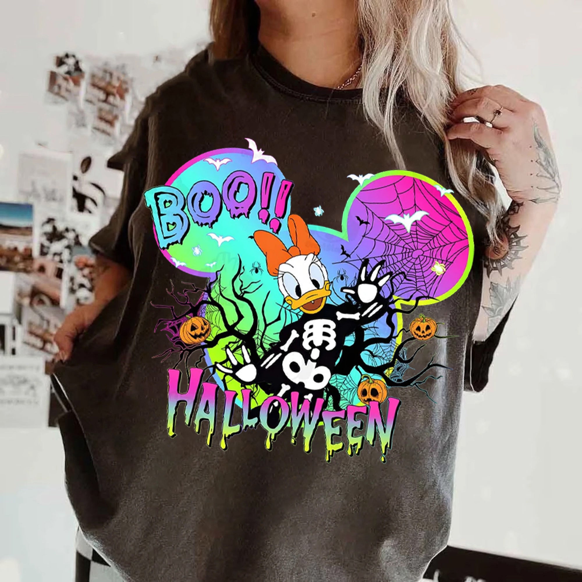 Mouse And Friend Halloween 2024 Shirt Bundle, Not So Scary Halloween Shirt, Family Halloween Shirts Shirt DH2407 29