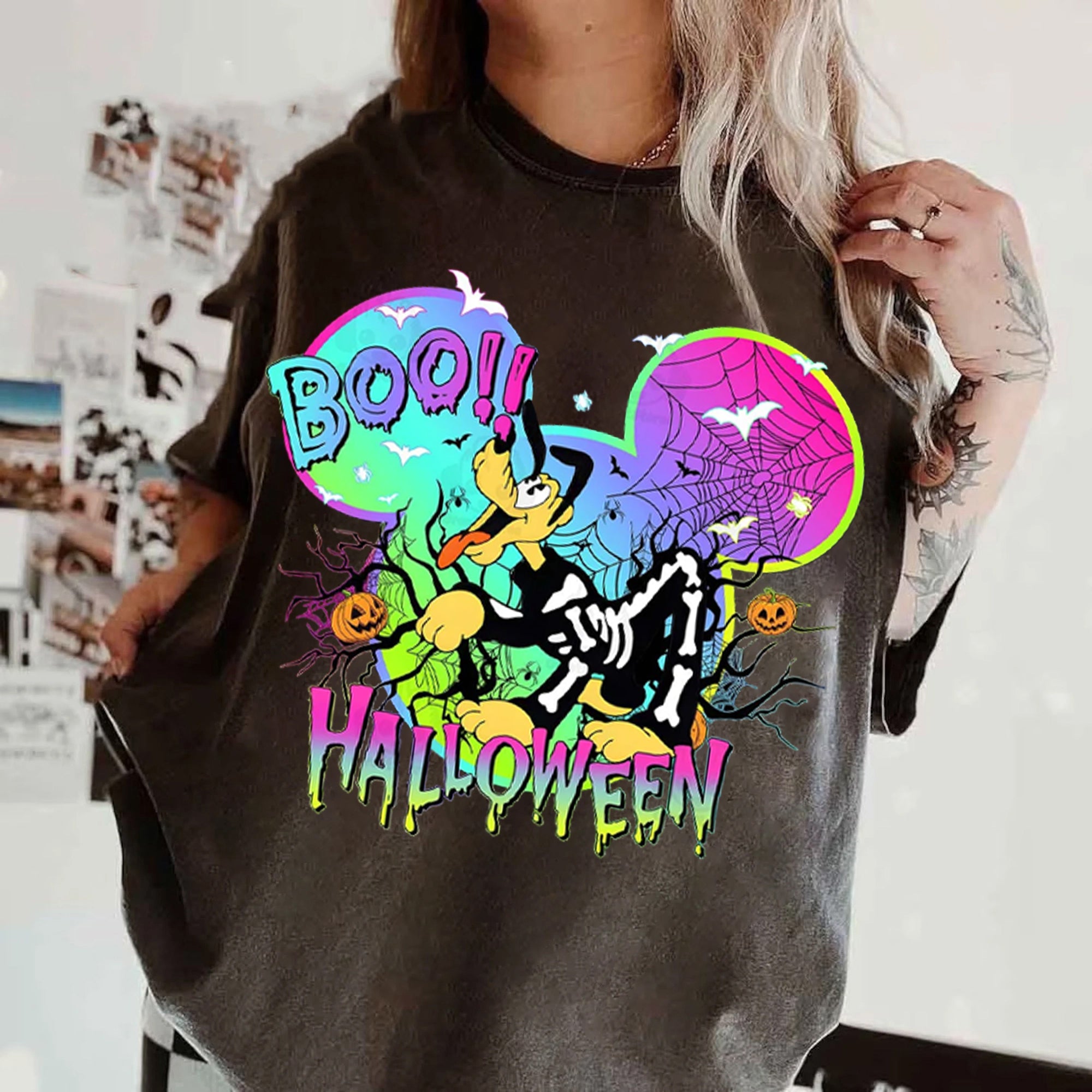 Mouse And Friend Halloween 2024 Shirt Bundle, Not So Scary Halloween Shirt, Family Halloween Shirts Shirt DH2407 31