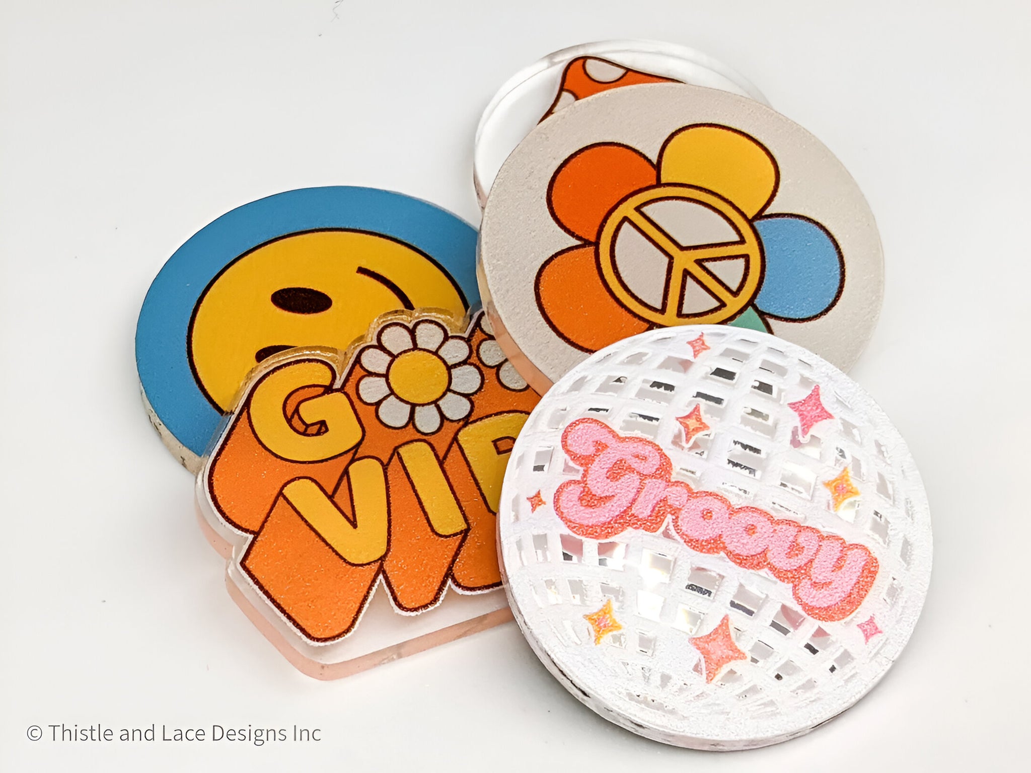 Groovy retro reward jar tokens, personalized reward jar, reward system, daisy reward tokens, reward chart, gift for kids, class reward jar rejar