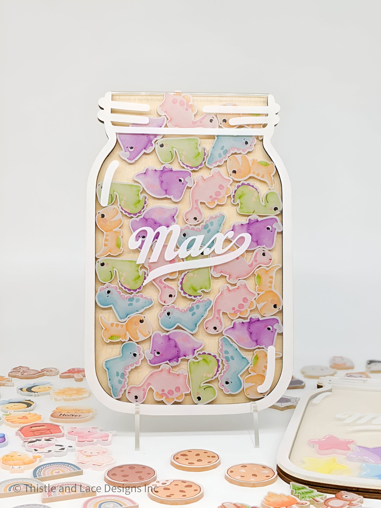 Dinosaur themed reward jar tokens, personalized reward jars, reward system, reward tokens, back to school, gift for kids, class reward jar rejar