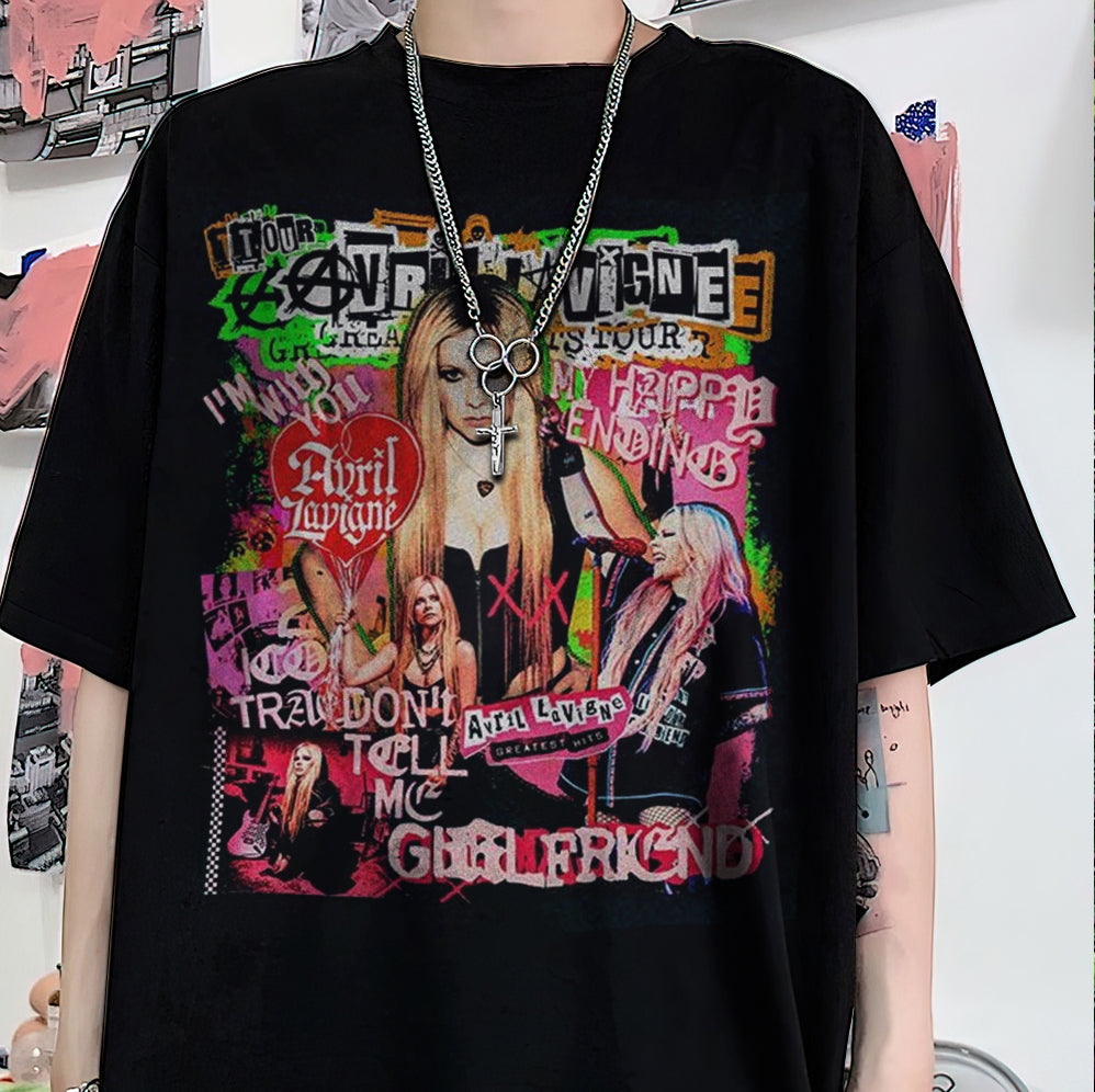 Avril Lavigne 2024 Tour Shirt, Avril Lavigne Fan Shirt, Avril Lavigne 2024 Greatest Hits Tour Shirt, Avril Lavigne Concert Shirt Fan MS24