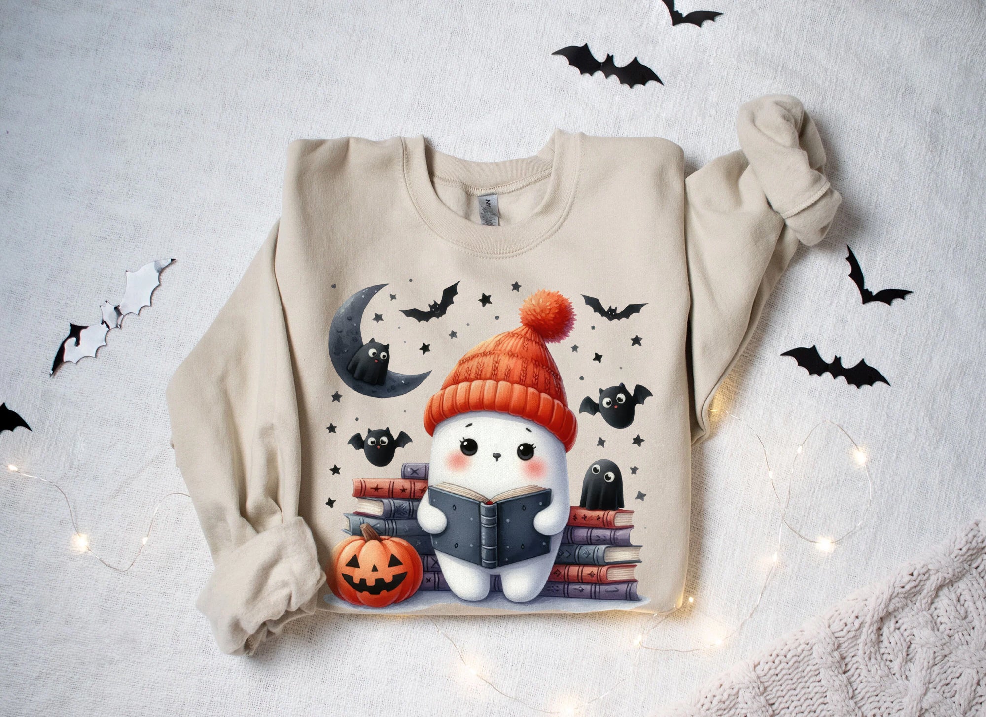 Halloween Ghost Shirt, Cute Ghost Shirt, Womens Halloween Shirt, Cute Fall Shirt, Spooky Season Shirt HW2507 13