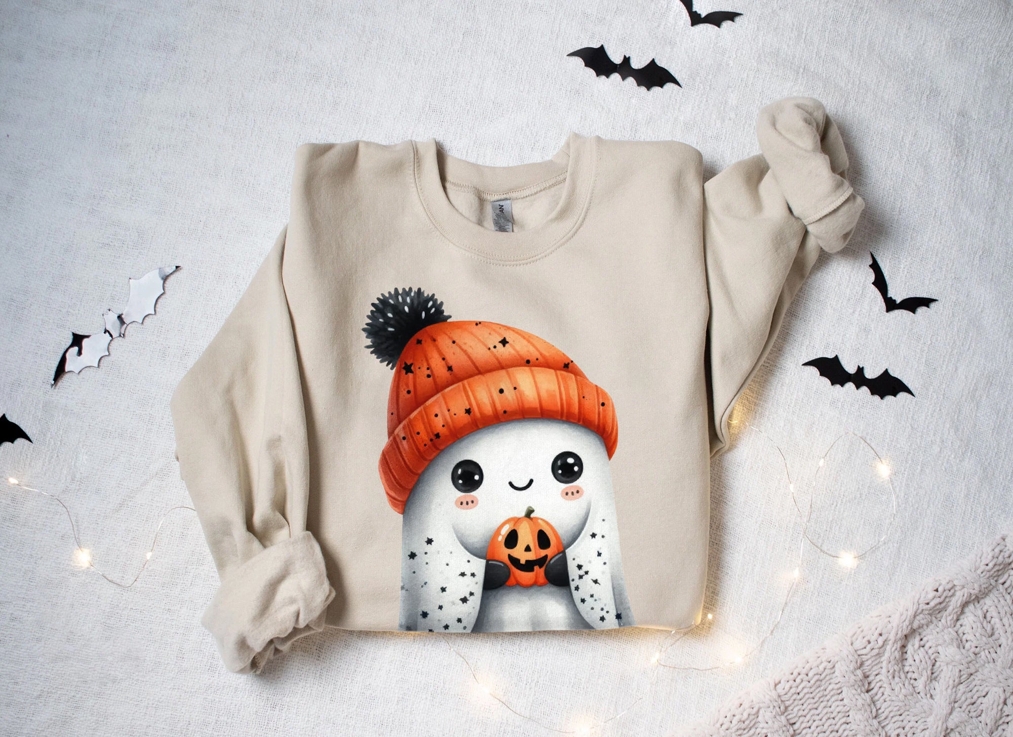 Halloween Ghost Shirt, Cute Ghost Shirt, Womens Halloween Shirt, Cute Fall Shirt, Spooky Season Shirt HW2507 12