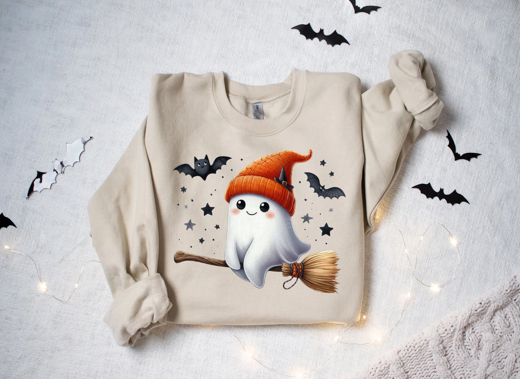 Halloween Ghost Shirt, Cute Ghost Shirt, Womens Halloween Shirt, Cute Fall Shirt, Spooky Season Shirt HW2507 07