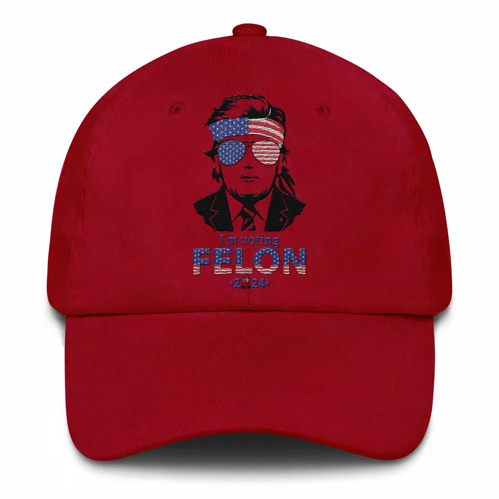 Trump Voting Felon 24 Embroidered Hat #43 Tu4