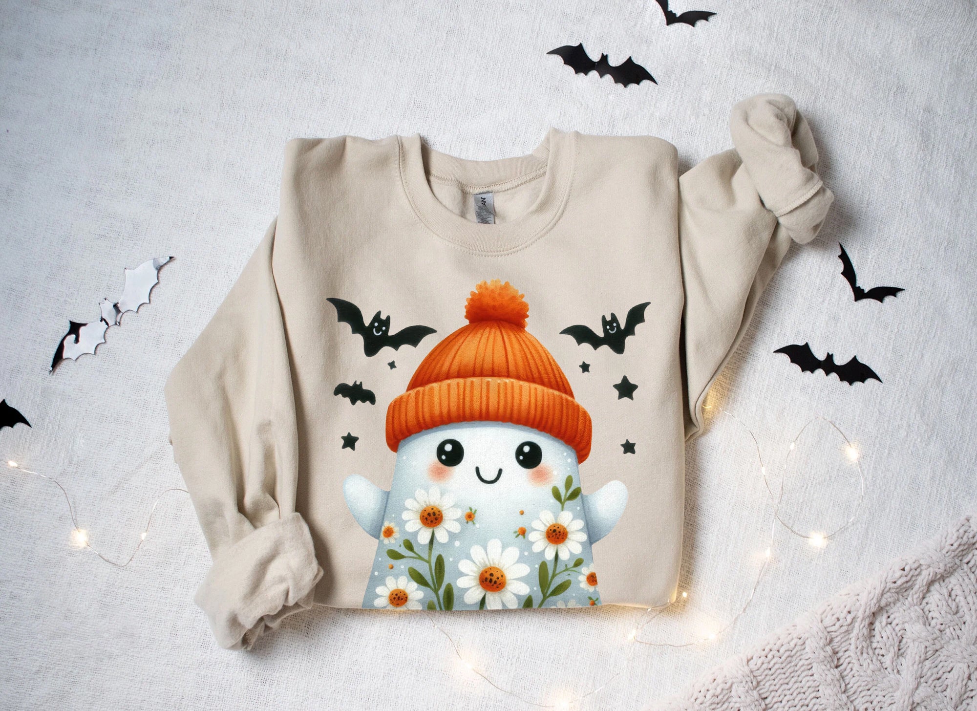 Halloween Ghost Shirt, Cute Ghost Shirt, Womens Halloween Shirt, Cute Fall Shirt, Spooky Season Shirt HW2507 01