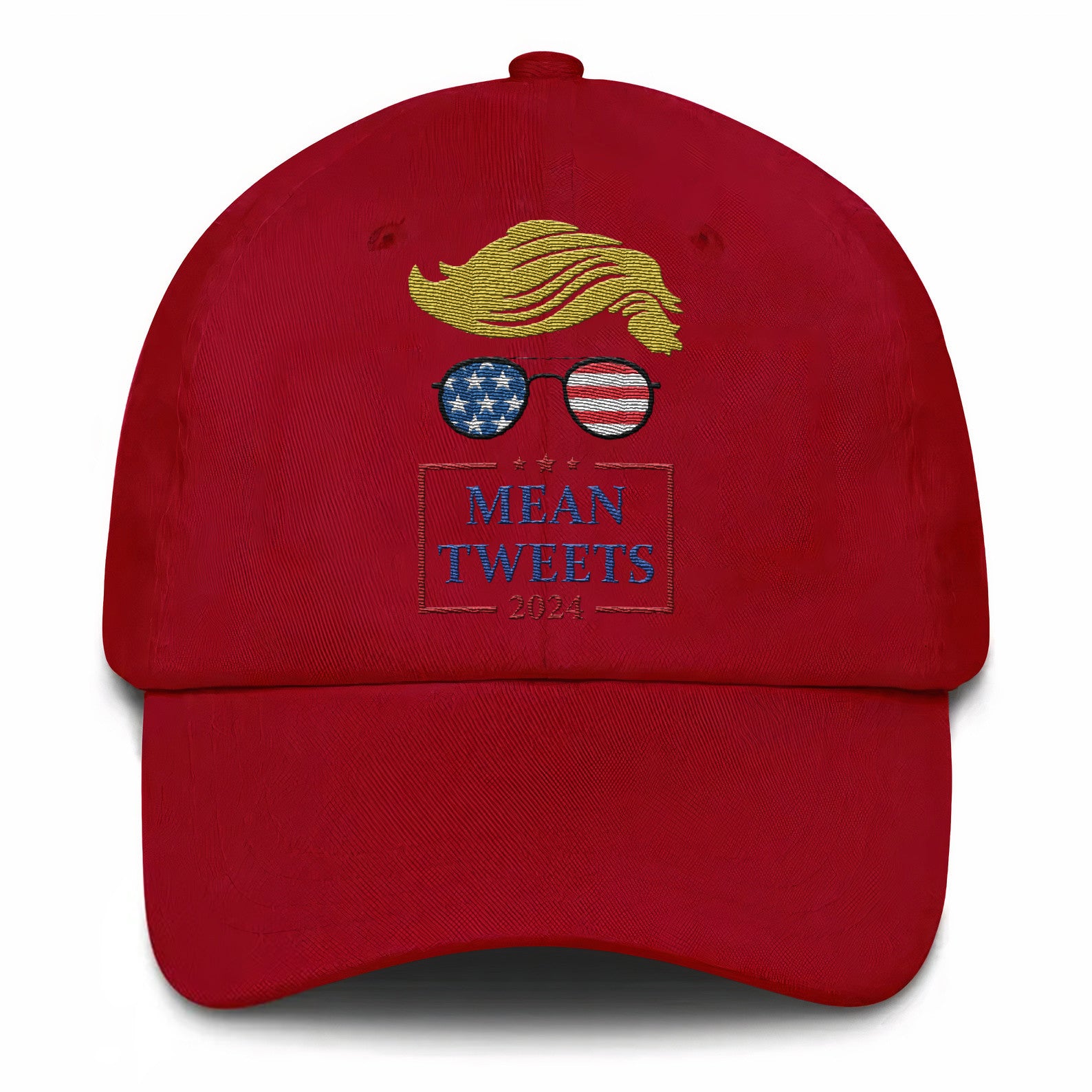 Mean Tweets 2024 Trump Embroidered Hat #16 Tu4