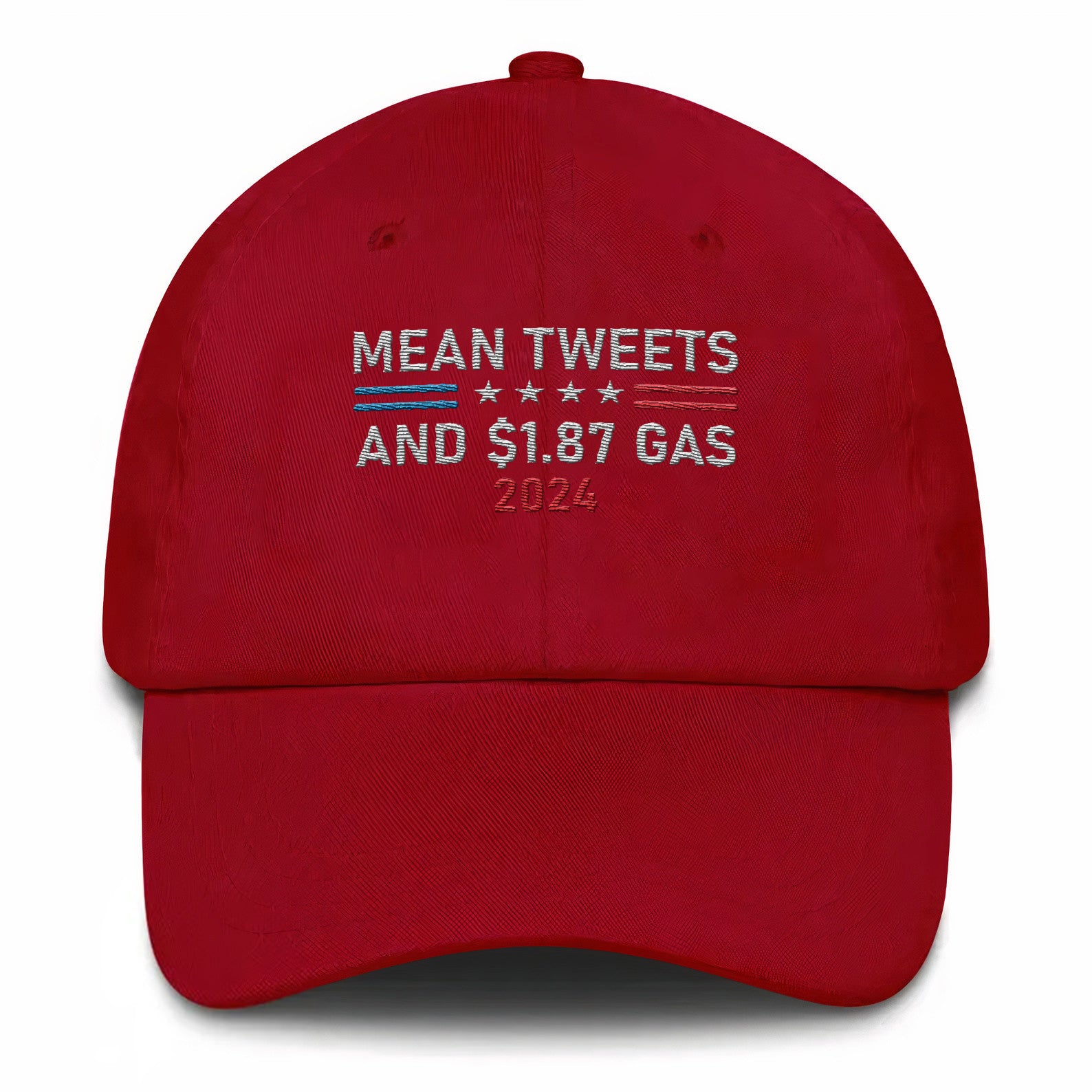Mean Tweets 2024 Trump Embroidered Hat #18 Tu4