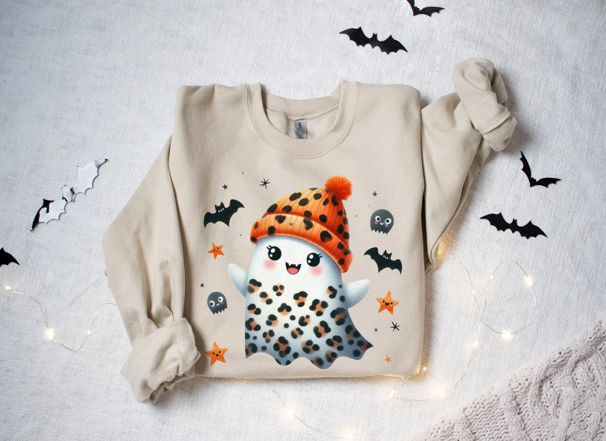 Halloween Ghost Shirt, Cute Ghost Shirt, Womens Halloween Shirt, Cute Fall Shirt, Spooky Season Shirt HW2507 03