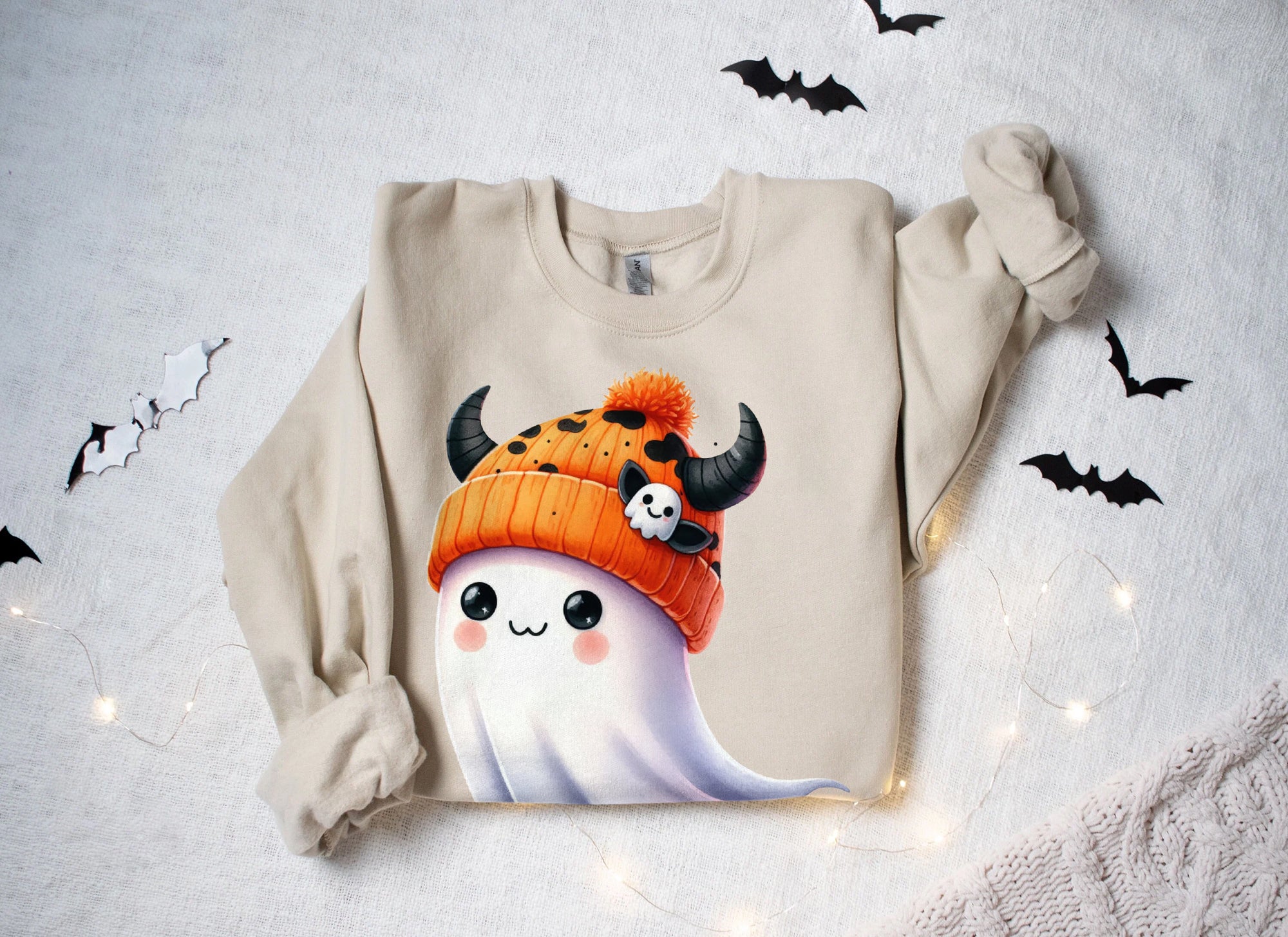 Halloween Ghost Shirt, Cute Ghost Shirt, Womens Halloween Shirt, Cute Fall Shirt, Spooky Season Shirt HW2507 17
