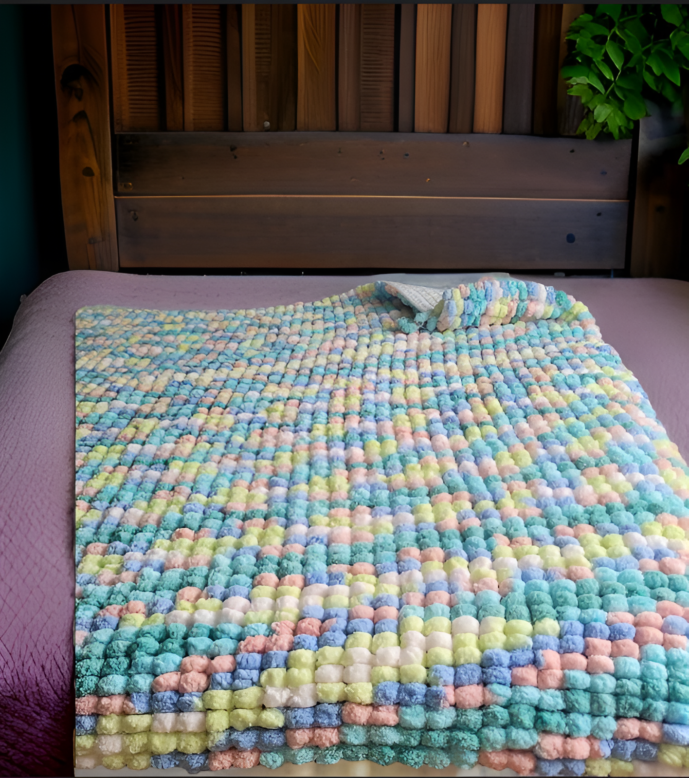 Bubblegum Blanket Crochet Pattern SVG15 CRO1910