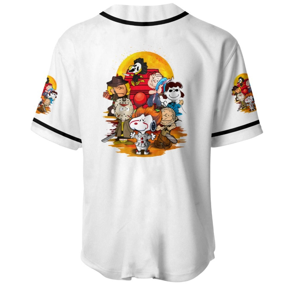 Snoopy Fall Sweatshirt, Snoopy Pumpkin Hoodie, Halloween Cartoon Dog Crewneck Sweatshirt Sleeve DH2407 5