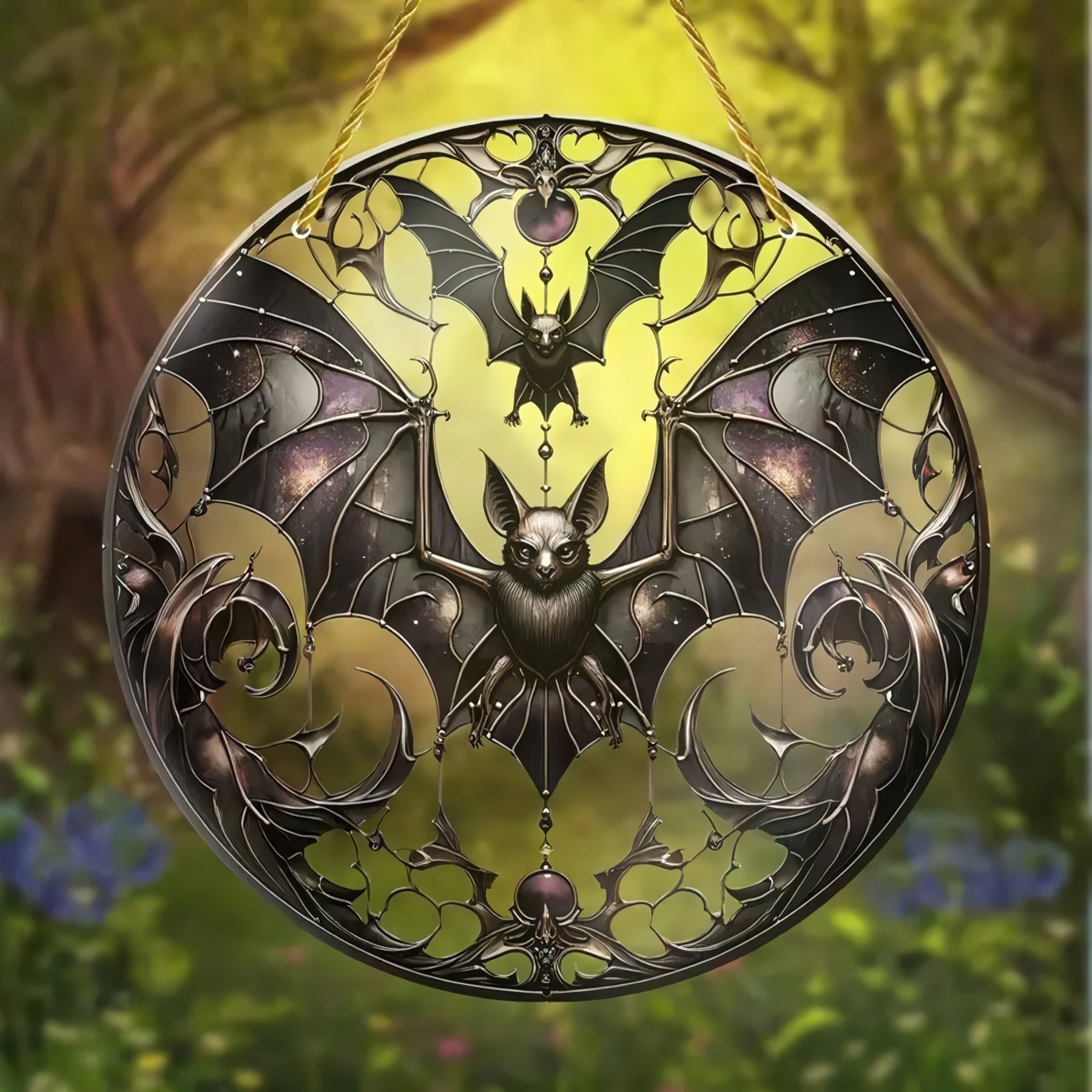 Bat Suncatcher Ornament Halloween Gifts 3 ORHA2208