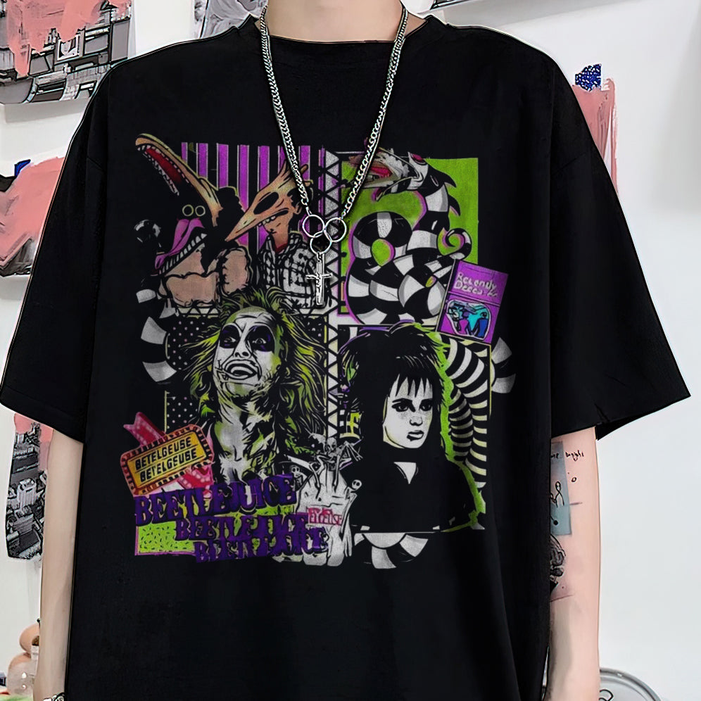 Beetlejuice T-Shirt, Beetlejuice Halloween Shirt, Beetlejuice 1988 Movie T-Shirt V3, Vintage Halloween Movie Shirt, Horror Movie Shirt, Halloween Party