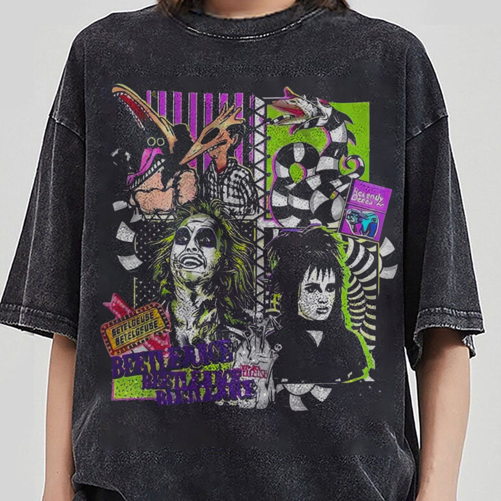 Beetlejuice T-Shirt, Beetlejuice Halloween Shirt, Beetlejuice 1988 Movie T-Shirt V3, Vintage Halloween Movie Shirt, Horror Movie Shirt, Halloween Party