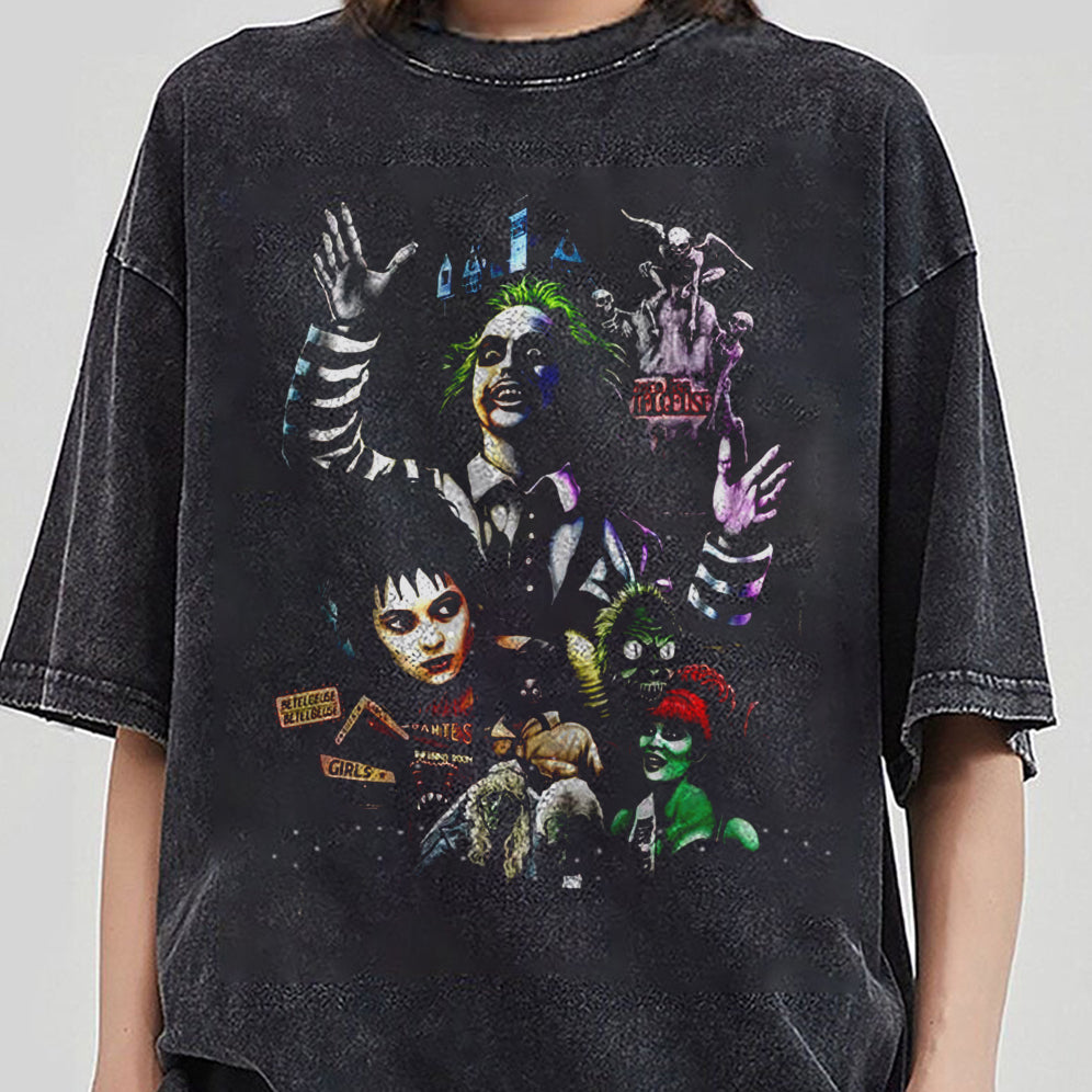 Beetlejuice T-Shirt, Beetlejuice Halloween Shirt, Beetlejuice 1988 Movie T-Shirt V5, Vintage Halloween Movie Shirt, Horror Movie Shirt, Halloween Party