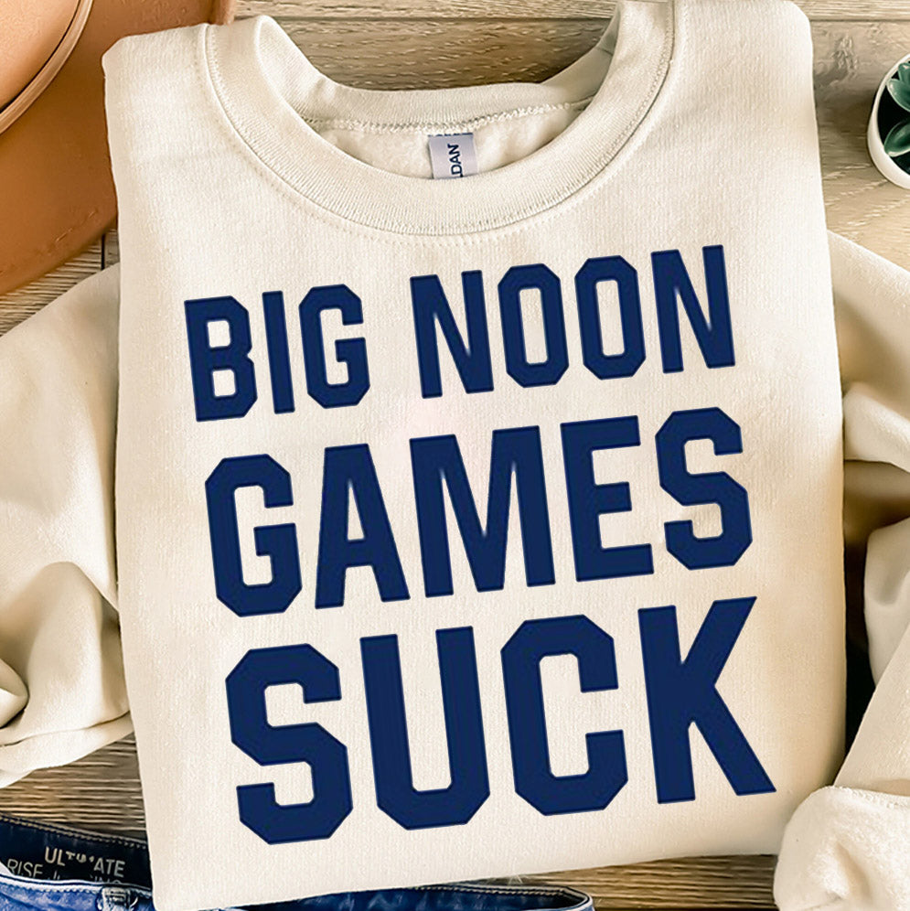 Big Noon Games Suck Shirt, Sweatshirt, Hoodie And Tank Top