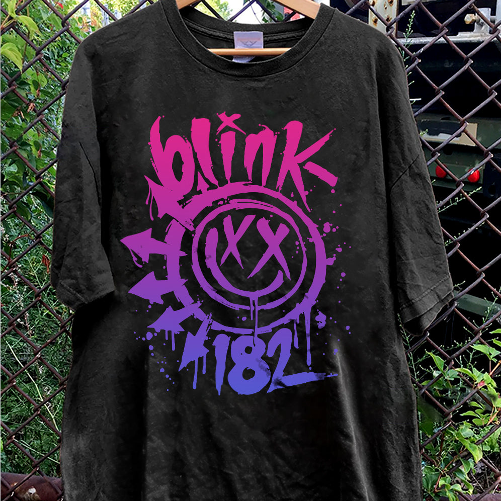 Blink 182 Shirt, Blink 182 Rock Shirt, Vintage Band Shirt, Smile Face Shirt V2, Vintage Smile Tee, Blink 182 Band Tee, Vintage Style, Blink 182 Rock Shirt